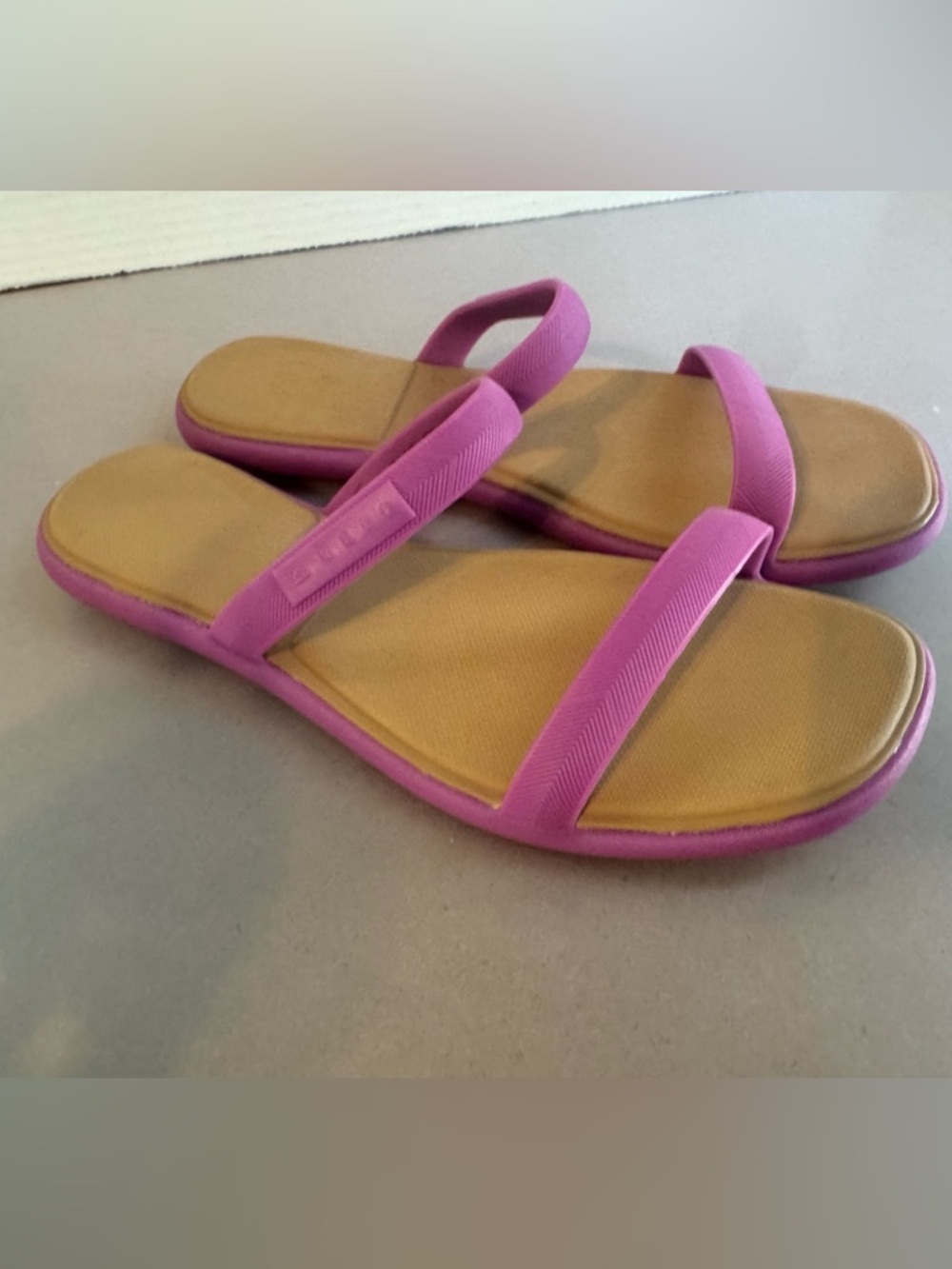 Reef Women's Pink Double-Strap Slide Sandals